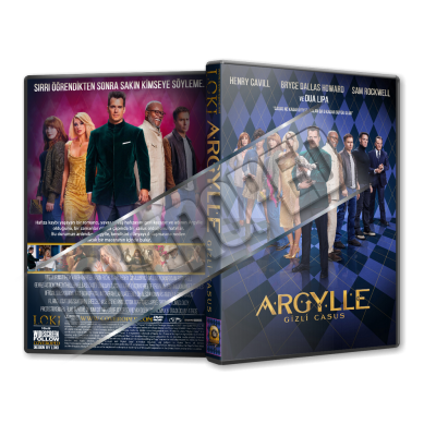Argylle Gizli Casus - Argylle - 2024 Türkçe Dvd Cover Tasarımı